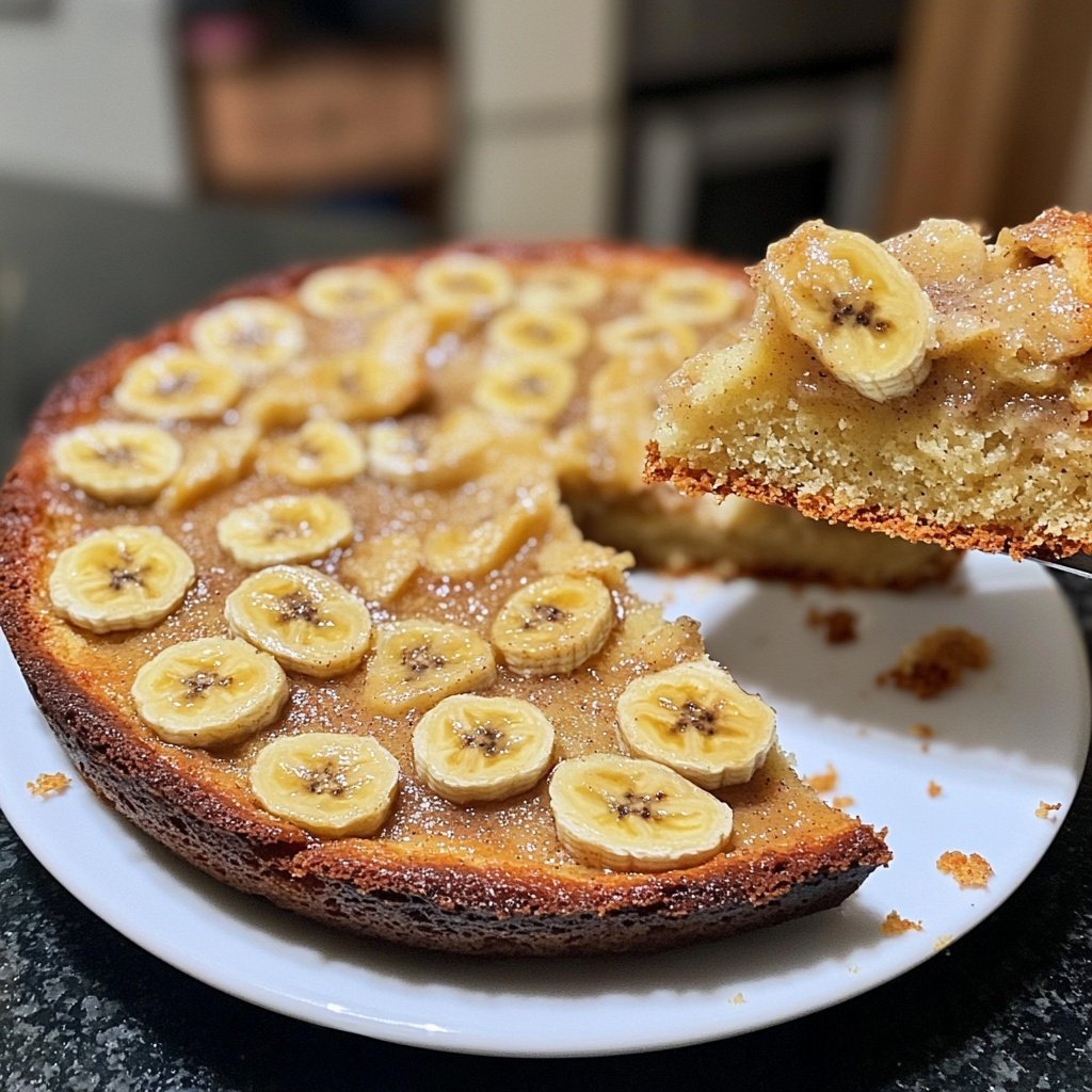 Bananenkuchen für die Familie