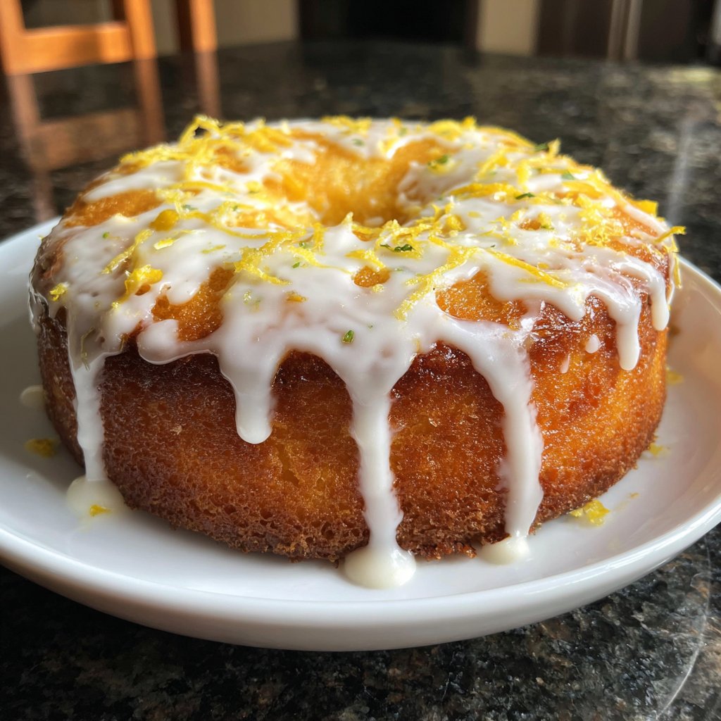 Zitronenkuchen mit Joghurt