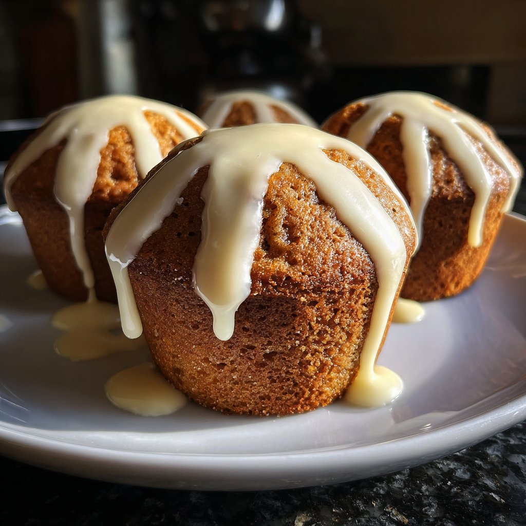 Muffins mit Vanillecreme