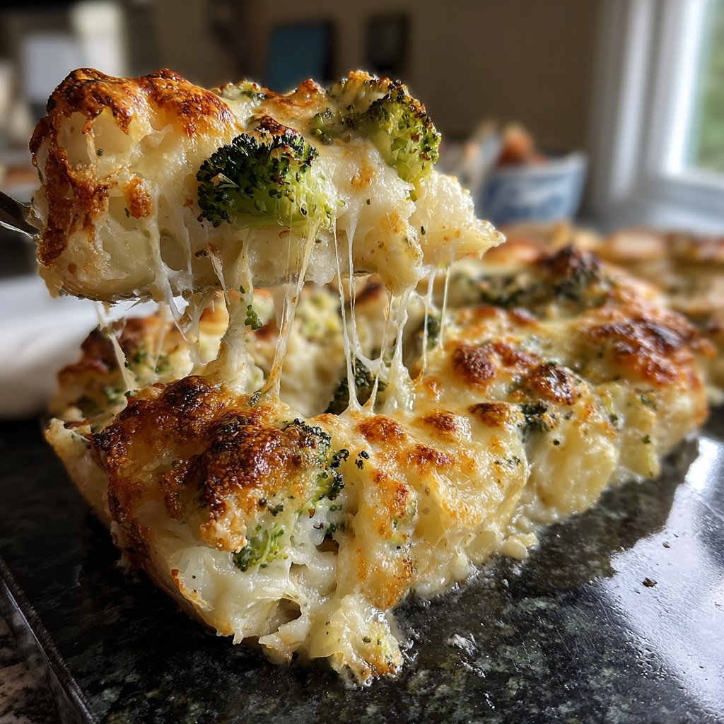 Kartoffelauflauf mit Brokkoli