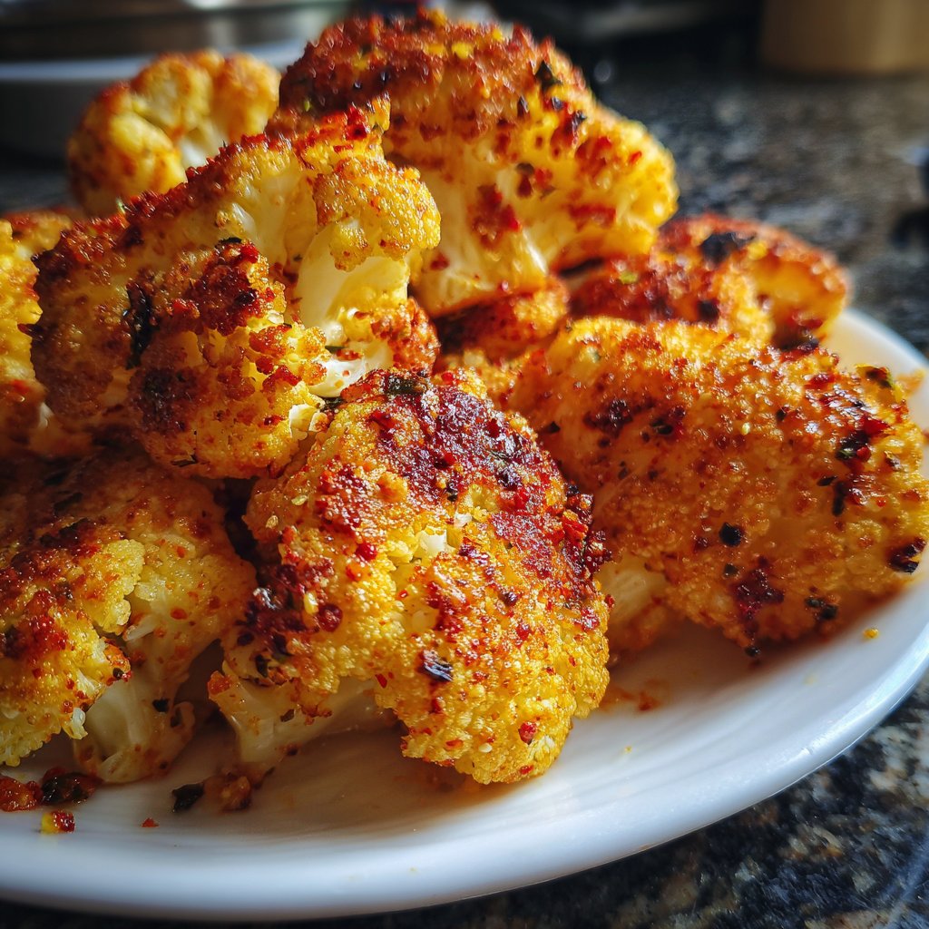 Blumenkohl mit Zitronen-Paprika-Gewürz