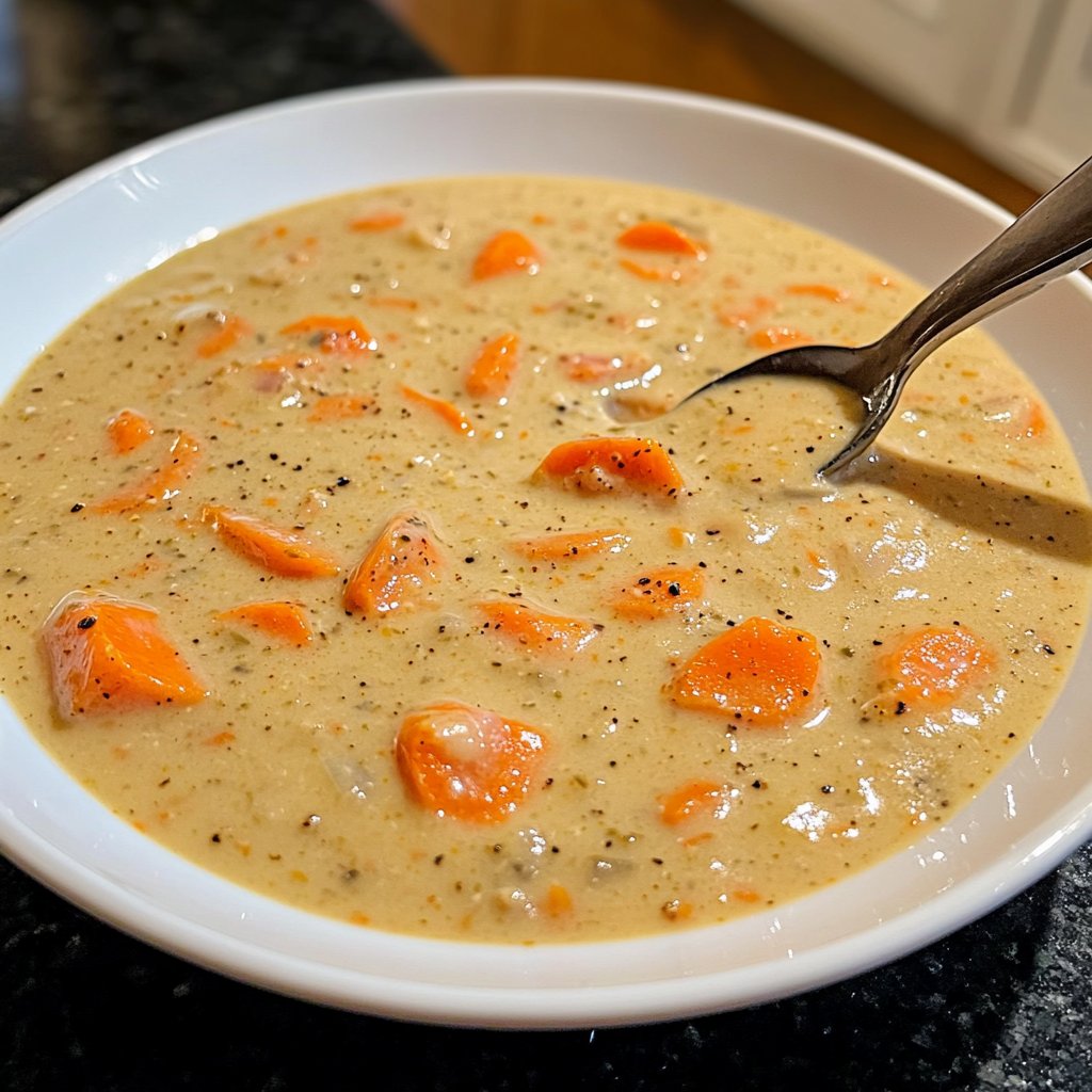 Kürbissuppe mit Karotten