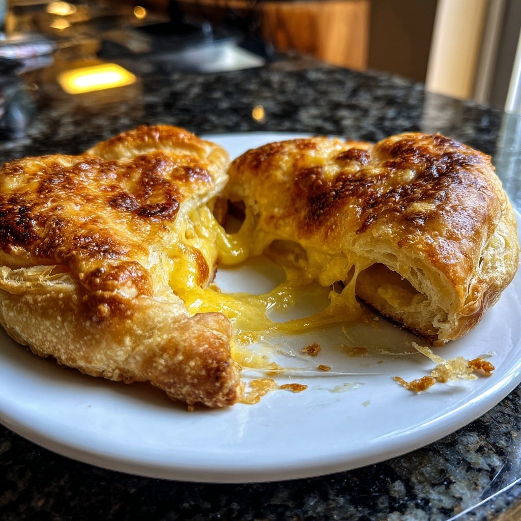 Blätterteig-Herzen mit Käse