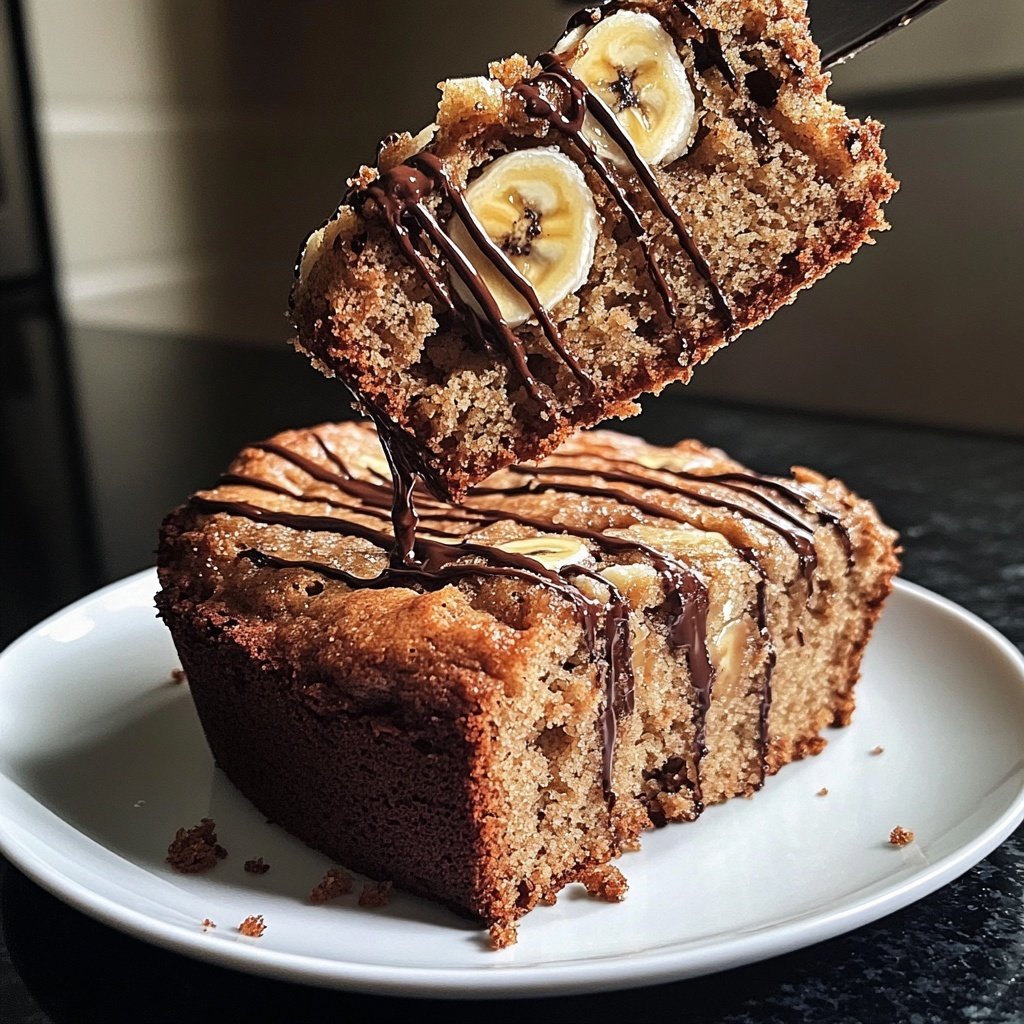 Bananenbrot mit Schoko Swirl