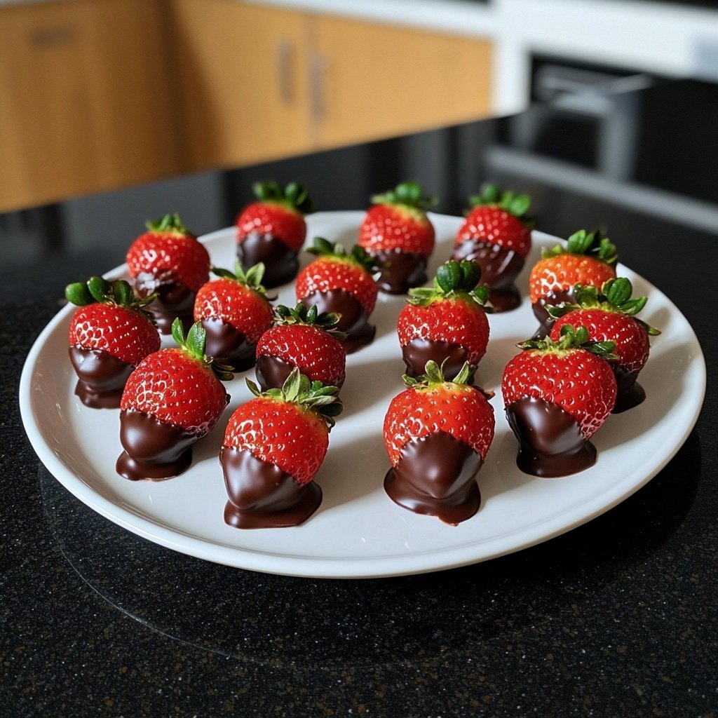 Erdbeeren mit Schokolade Rezept