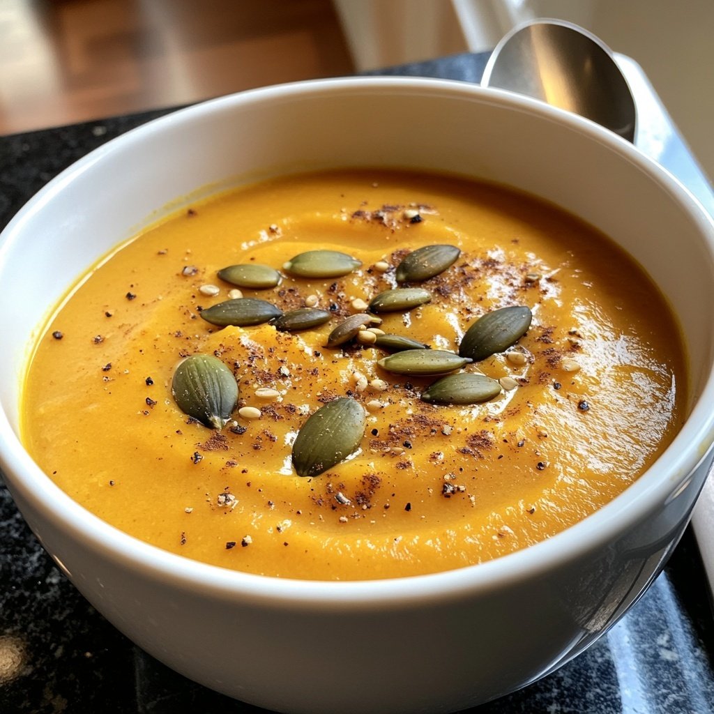 Kürbissuppe cremig ohne Milch