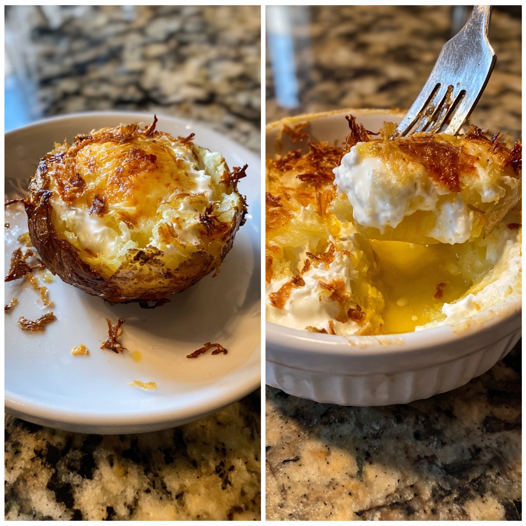 Ofenkartoffeln mit Zitronenjoghurt