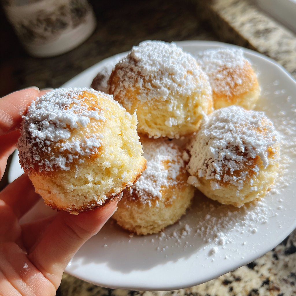 Quarkbällchen locker und goldbraun